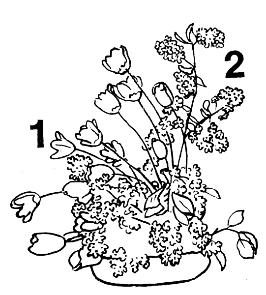 ����� � ������� ��������� ������: 1 � ��������; 2 � ��������